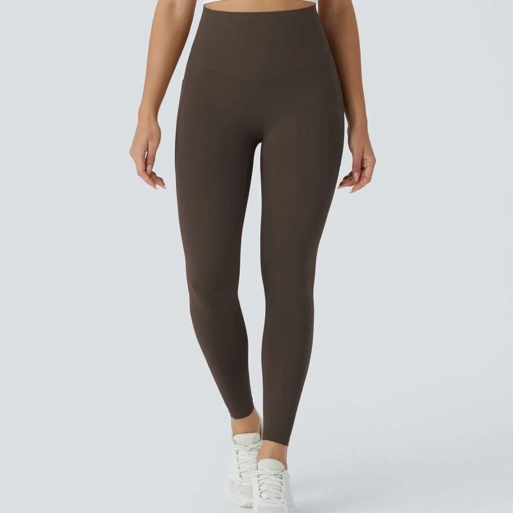 Halara Women's UltraSculpt Brown 7/8 Leggings S